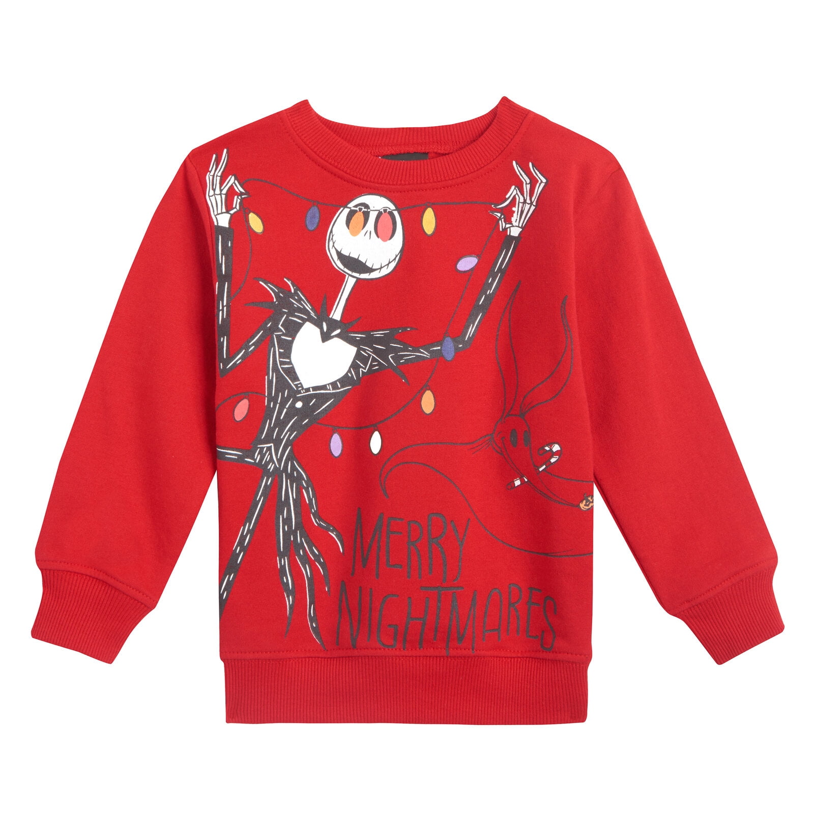 Disney Nightmare Before Christmas Jack Skellington Fleece Sweatshirt and Jogger Pants Outfit Set Toddler to Big Kid