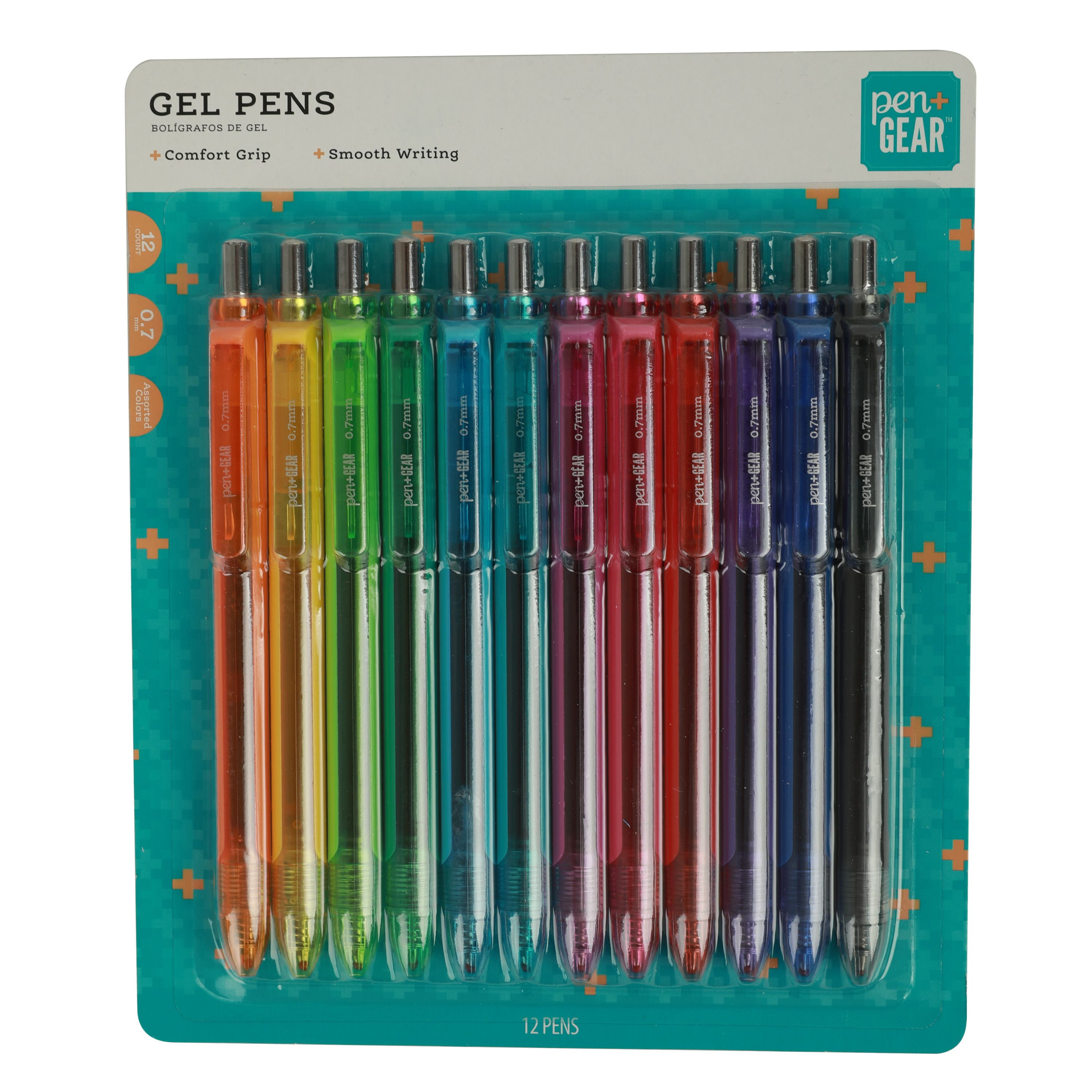 Wrapables Gel Pens School Office Supplies (12 pack), Cute Critters, 12  Pieces - Gerbes Super Markets