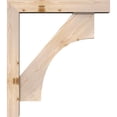 thumbnail image 3 of Ekena Millwork 5 1/2"W x 30"D x 34"H Westlake Block Smooth Bracket w/ Offset Brace, Douglas Fir, 3 of 25