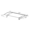 thumbnail image 4 of Palram - Canopia Lyra 1350 Door Awning 53" x 35", White, 4 of 5