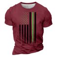 thumbnail image 1 of Camisetas de Manga Larga para Hombres Imprimir Casual Cuello Redondo Camiseta de Manga Corta, Camisetas de Manga Larga para Hombres Algodón, 1 of 4