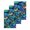 Blue, variant on Easter Blue Eggs Kitchen Dish Towels for Drying Dishes Set of 3, Spring Floral Polka Dot Black Waffle Weave Microfiber Hand Tea Bathroom Towels Quick Dry & Absorbent Towel 15.7x23.6