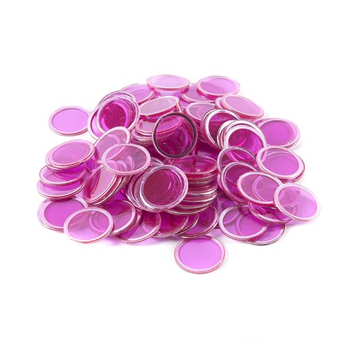 Bingo Chips Purple 100 Bingo Chips 3/4 inch size