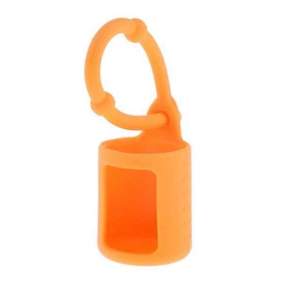 2xSilicone 5ml Roller Bottle Holder Sleeve Essential Oil Carrying Case Orange 2 Pcs Yuyangstore Fundas para botellas enrollables