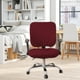 thumbnail image 5 of Cubiertas de Asiento de Oficina Paquete de Polvo Separable Extraíble de 2 Universal Computer Schoil Cover Fundaver para Silla de Sillón Sillón S conjunto rojo BLESIY Cubiertas de asiento de oficina, 5 of 8