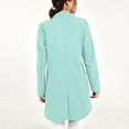 thumbnail image 4 of Lilgiuy Womens Warm Faux Coat Cardigan Winter Solid Long Sleeve Outerwear(Light Blue,6) Winter Clothes for 2022, 4 of 5