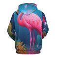 thumbnail image 3 of Tropical Flamingo Men's Women New Sweatshirt Hoodie Men's Plus Size Sweatshirt Hooded Sweatshirt 3d Printed Street Men's Cloth, 3 of 6