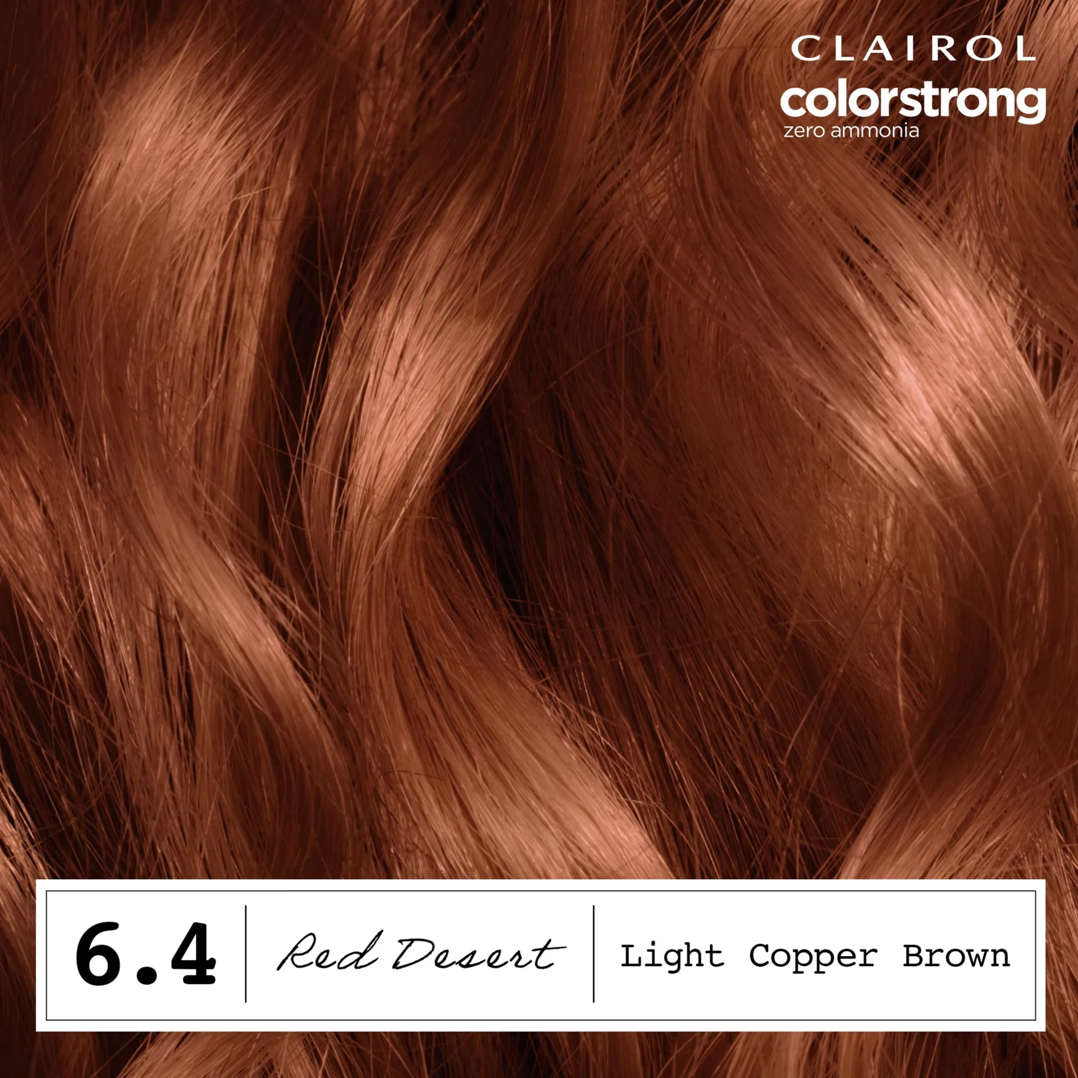 Clairol ColorStrong Permanent Hair Dye 6.4 Light Copper Brown with