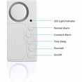 thumbnail image 5 of Door Alarm, 2 Pack Wireless Door Window Safety Freezer Door Alarm 3/15/30/60 Seconds Adjustable Delay Wireless Door Open Sensor Refrigerator Alarm for Kids Safety Home Shop Security, 5 of 5