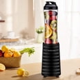 thumbnail image 4 of La Reveuse Smoothies Blender 300 Watt with 18 oz BPA Portable Travel Sports Bottle(black), 4 of 9