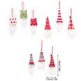 thumbnail image 3 of Wosthever 3 piezas de muñeco de gnomo de Navidad, regalo para el hogar, vacaciones encantadoras, pequeño enano sin rostro, colgante de Navidad, regalos, Kits de decoración para fiestas Tipo 1 Wosthever HA070277-01, 3 of 6