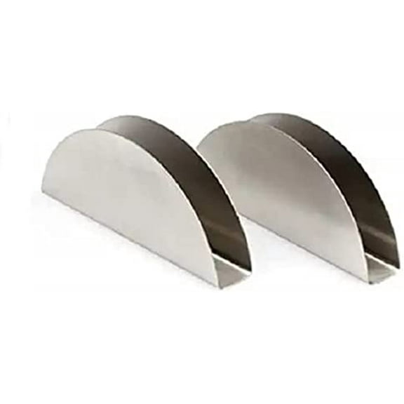 SynSpiritStore Stainless Steel Half Moon Shape Napkin Holder- Set of 2