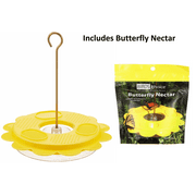 Birds Choice Butterfly Feeder Kit - Includes 1001 Flutterby Plus a Bonus Pack of Butterfly Nectar 