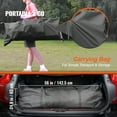 thumbnail image 6 of KFFKFF 12x6 ft Portable Soccer Goal Net Adult Kids Outdoor Soccer Training Frame Soccer Net Carry Bag Backyard Training, 6 of 9