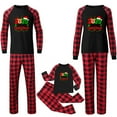 thumbnail image 3 of UQJfacai Christmas Family Matching Pajamas Sets Christmas Pjs Sleepwear Outfits for Christmas Holiday Xmas Party Long Sleeves Onesies, 3 of 5