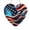 b, variant on 250 Anniversary Usa Suncatcher Patriotic Window Hanging Decor 4th of July Stained Style Suncatcher Independence Day Home Ornament B
