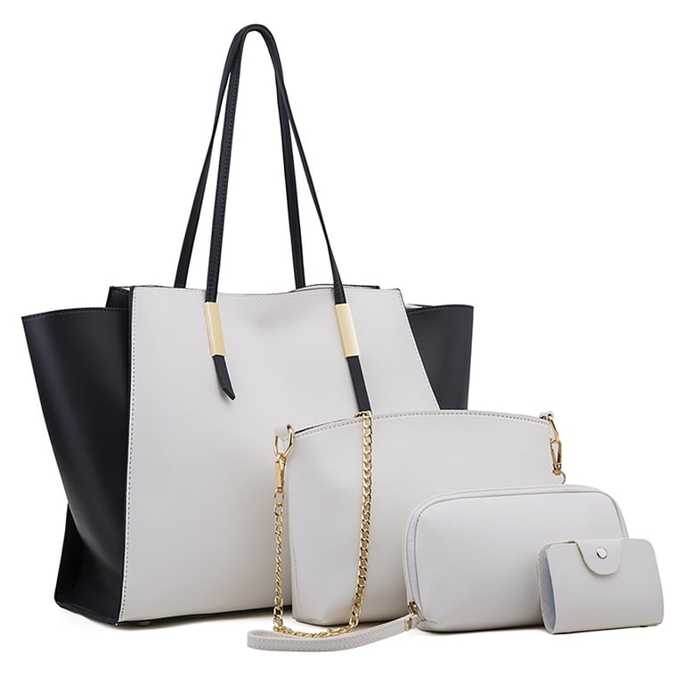 4PCS Women Fashion Handbags Purses Wallet Shoulder Bags  display picture 1