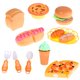 thumbnail image 4 of 10 piezas de plástico ños cocina juguetes juego de comida rápida juego de simulación juego juguete Sunnimix Juguetes de cocina para niños, 4 of 8