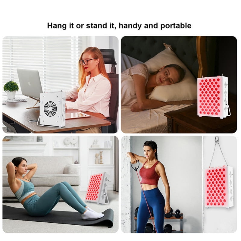 LOONLAI Red Light Panel Facial Full Body Use,Red Light Lamp