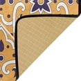 thumbnail image 6 of Area Rugs Carpet for Bedroom Floor Kitchen Rugs Italian Tile with Floral Ornaments Mexican Talavera Icily Majolica Moroccan Door mat Bedside Runner Rug Living Room Washable Non Slip 39×20in, 6 of 7