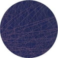 thumbnail image 1 of Ahgly Company Machine Washable Indoor Round Transitional Deep Periwinkle Purple Area Rugs, 8' Round, 1 of 7