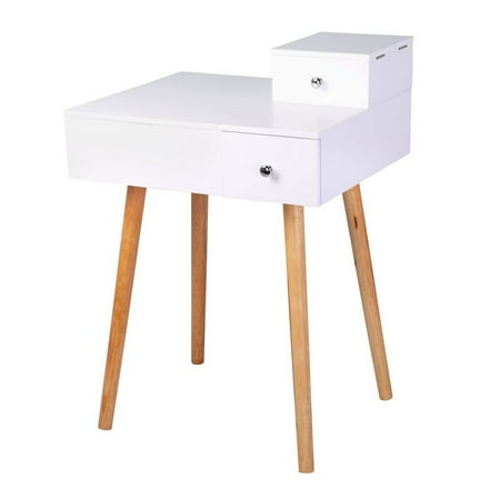 Cluxwal Vanity Table Set With Mirror Folding Top Flip Mirrored Cluxwal Vanity Table Set With Mirror Folding Top Flip Mirrored Large Storage Organizer For Home