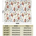 thumbnail image 5 of Red Mushroom Forest Blanket Mushroom Decor Soft Cozy Mushroom Plush Throw Blanket Super Warm Fleece Fuzzy Bedding Blanket Gifts for Kids Girls Boys Women Bed Stuff 40"X50", 5 of 6