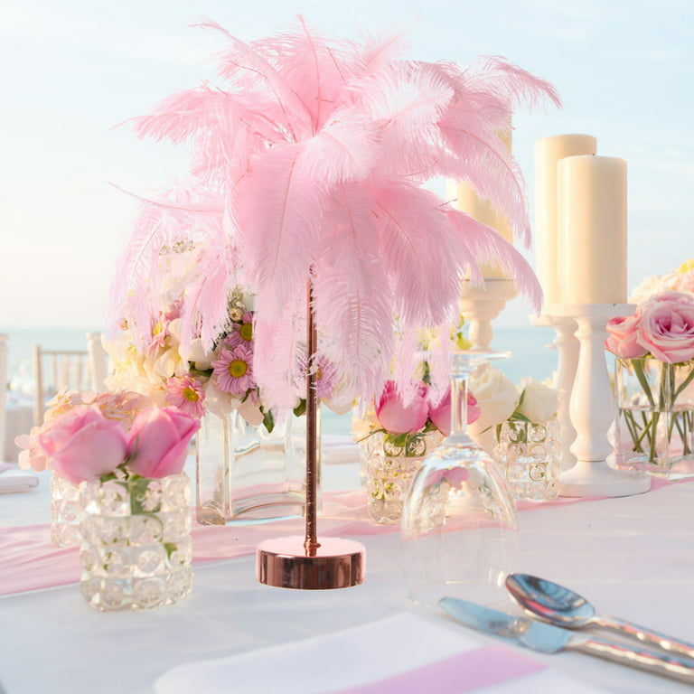 Blush Pink Ostrich Feathers Wholesale BULK Wedding Centerpieces Crafts