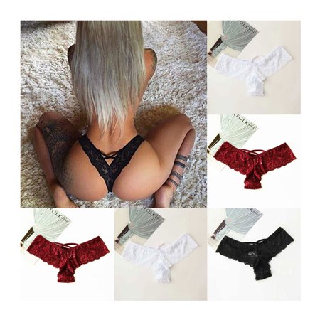 

Women Lace Panties Briefs Underwear Lingerie Knickers Thongs G-String Plus Size