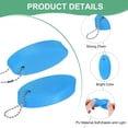 thumbnail image 2 of Uxcell 2-Pack Llavero Flotante para Navegación, Anillos de Llave Impermeables de Color Brillante para Deportes Acuáticos al Aire Libre [Azul Cielo], 2 of 6