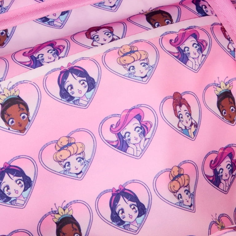 Loungefly Disney Princess Manga Style All-Over Print Nylon  display picture 1