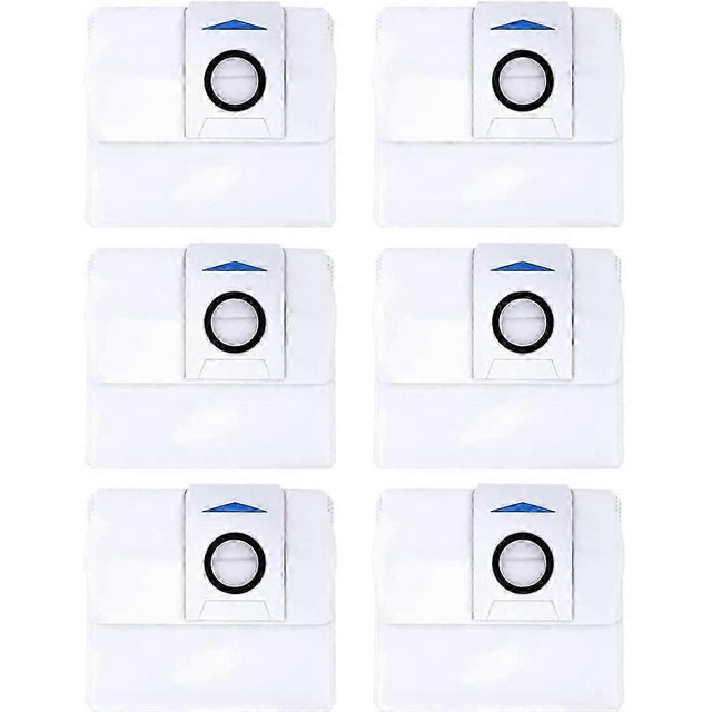 6Pcs Dust Bag for DEEBOT X1 Omni Auto-Empy Station,3L Capacity Replacement Bag for ECOVAS Omni X1/X.