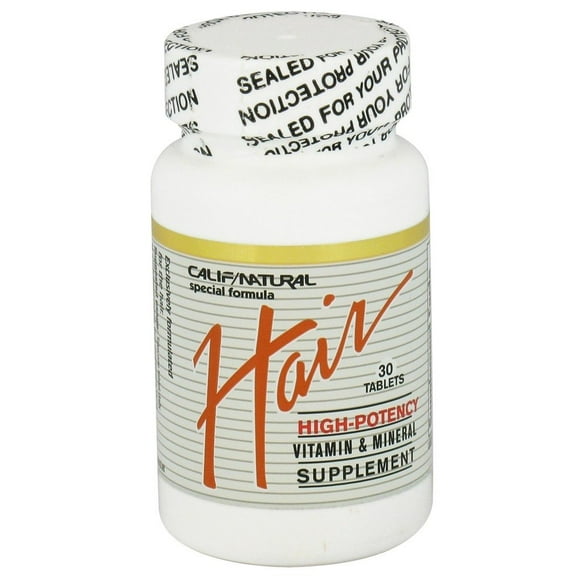 California Natural - Hair Vitamin & Mineral Supplement - 30 Tablets