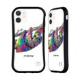thumbnail image 1 of Head Case Designs Officially Licensed P.D. Moreno Animals Sloth Hybrid Case Compatible with Apple iPhone 12 Mini, 1 of 7
