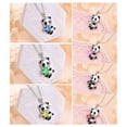 thumbnail image 6 of Joernso Pendant Necklace Panda Embrace Heart Exquisite Jewelry Cartoon Animal Necklace for Daily Wear, 6 of 8