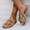 Gold, variant on Wavsuf Slides for Women Solid Beach Casual Summer Rose Gold Slides Slippers Size 6.5