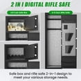 thumbnail image 2 of Gun Safe, 4-5 Gun Safes for Home Gun Safe for Handgun, Quick Access Gun Safe for Handgunand Shotguns with Adjustable Gun Support & Removable Shelf, 2 of 8