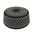 thumbnail image 3 of New Muslim Men Prayer Hats Cotton Embroidery Leisure Saudi Arabia Islamic Hat Muslim Turban Jewish Cap Men Headscarf Clothing, 3 of 5