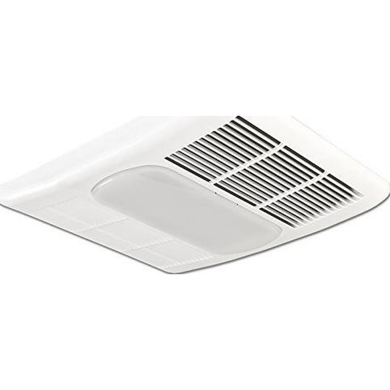 Delta BreezRadiance RAD80L 80 CFM Exhaust Bath Fan with Light and Heater -  Walmart.com