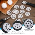 thumbnail image 3 of Unique Bargains 45mm Plastic Washers, 800pcs Plastic Insulation Washers Self Locking Washers for Foam Insulation Board Insulation Pins, 3 of 7