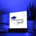 thumbnail image 2 of Congrats Grad Printed Square Shaped Acrylic Plaque, 2 of 20