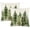 Green Christmas Trees, variant on Christmas Winter Pillow Covers 18x18 Inch Set of 2 Red and Black Xmas Trees Decorative Throw Pillow Cover Watercolor Nature Forest Decoration Holiday Farmhouse Pillow Case for Home Sofa Decor White