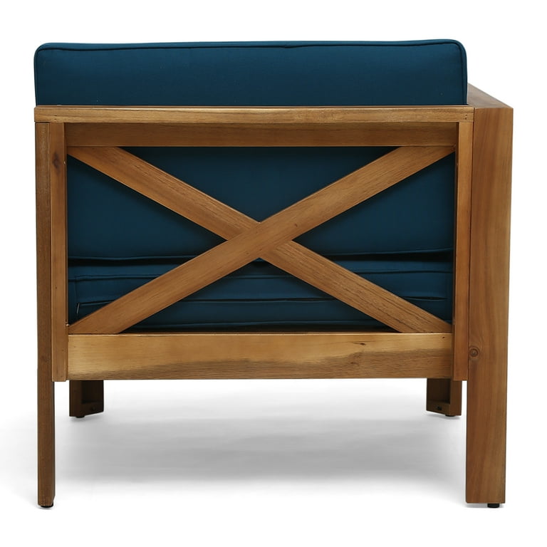 Mamie Patio Wooden Furniture 5 Piece 3-Seater Conversation