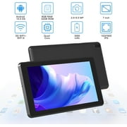 7 inch Tablet, Android 15 Tablets RAM 6GB+ROM 32GB Quad Core Tablet, IPS Screen, 5.0 MP Camera, Wi-Fi, Bluetooth, GPS, FM Tablet PC Black
