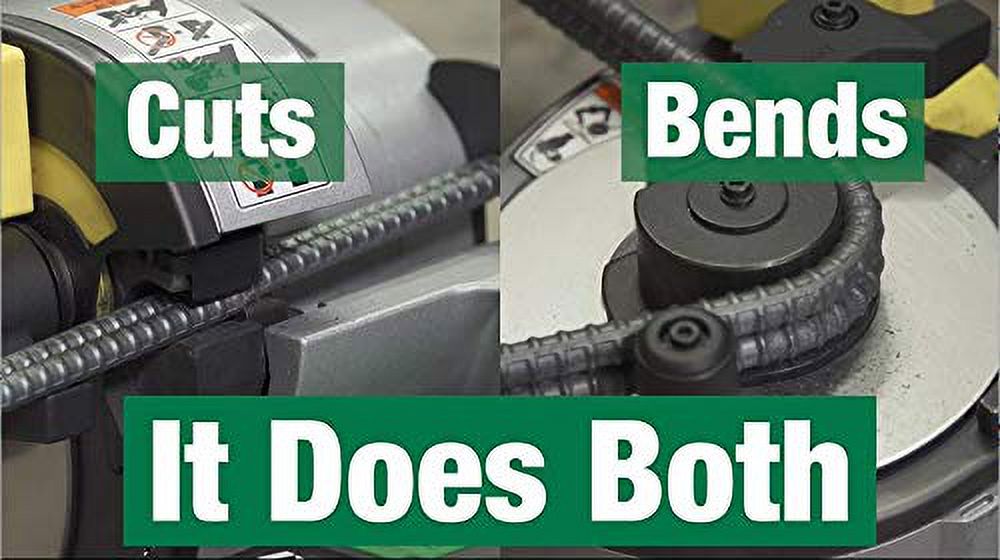 Metabo HPT Rebar Bender and Cutter Electric Up to #5 Grade 60 Rebar (3/ 8quot;, 1/2quot;, 5/8quot;) Variable Speed Trigger Lightweight and  Portable 5-Year Warranty VB16Y Walmart Canada