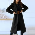 thumbnail image 2 of Vedolay Women Winter Parka Coat Work Winter Open Front Cardigan Coats Tops Black,2XL, 2 of 5