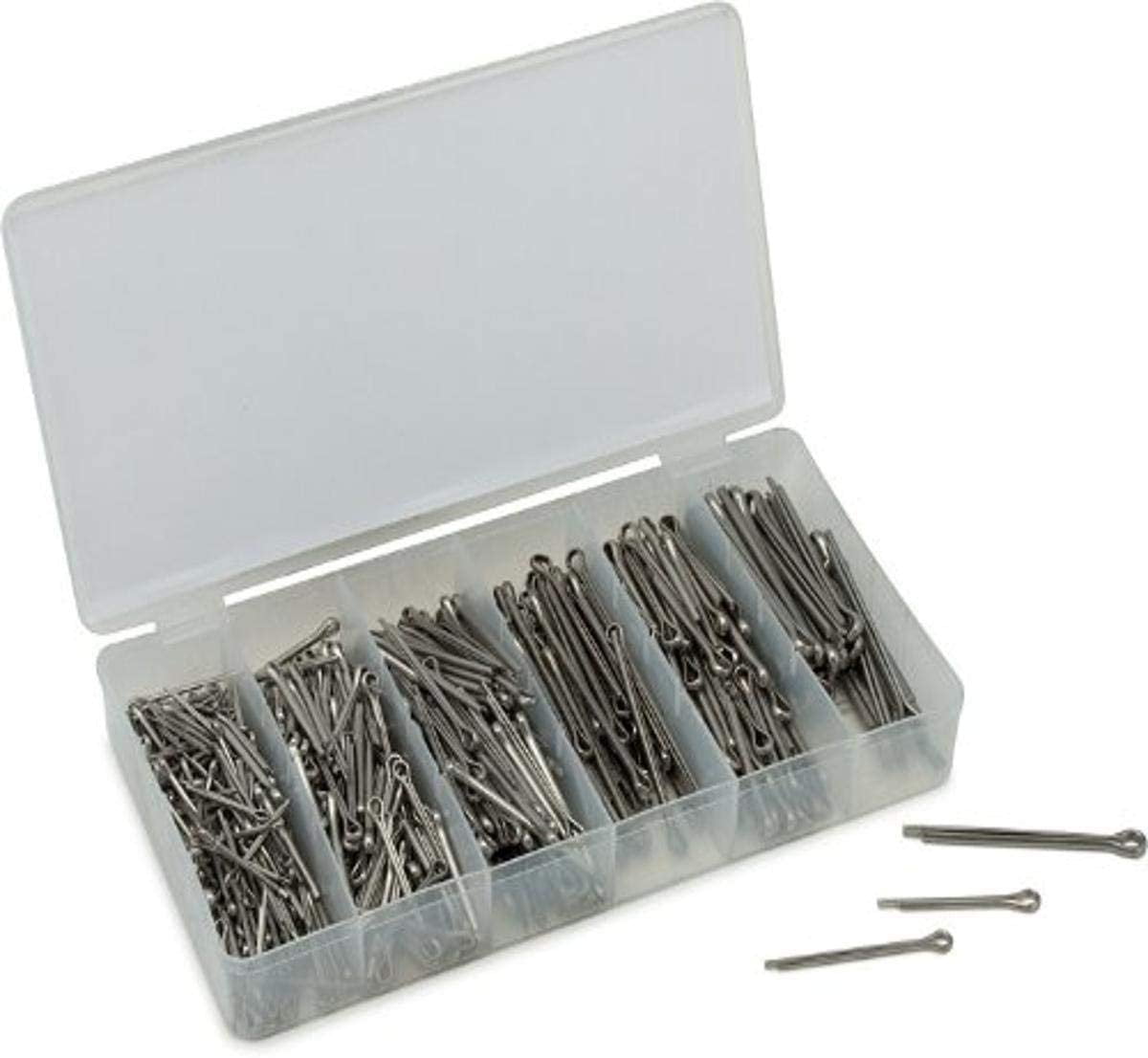 555 Pieces Tekz Titan 45245 Stainless Cotter Pin Assortment 555 Pieces Tekz Titan 45245 Stainless Cotter Pin Assortment