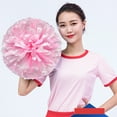 thumbnail image 3 of 4Pcs Matte Cheerleading Pom Poms Handheld PE Flower Cheer Poms Large 30CM Handheld Performance Props Type 9, 3 of 8