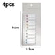 thumbnail image 2 of Paquete de 4 marcadores de página con pestañas de índice adhesivas de 800 Uds., notas adhesivas transparentes grabables para marcar páginas FileC, 2 of 5