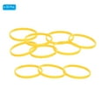 thumbnail image 3 of Uxcell Silicone Bracelets Rubber Wristbands Blank Stretch Sports Bands Yellow 30 Pack, 3 of 6